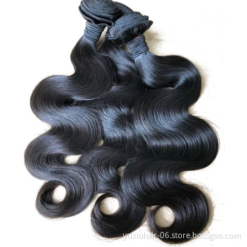 Free sample Brazilian Remy Hair Bundles Natural Color Cuticle Aligned 100%Human Hair Extensions For Black Women